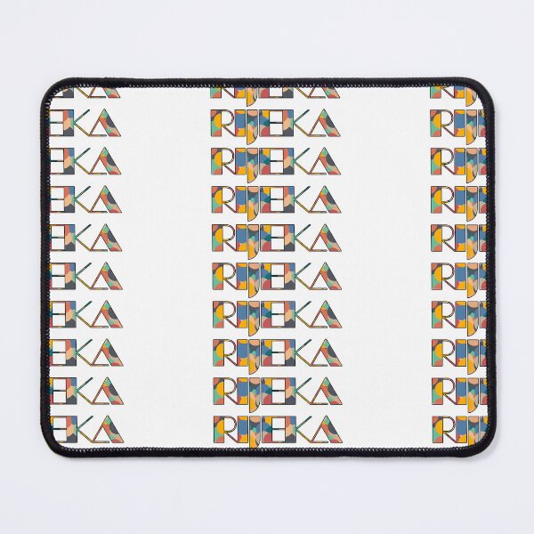 Item preview, Rijeka Retro Pop Typography – Vibrant City Name Art designed and sold by Wanderful-roads.