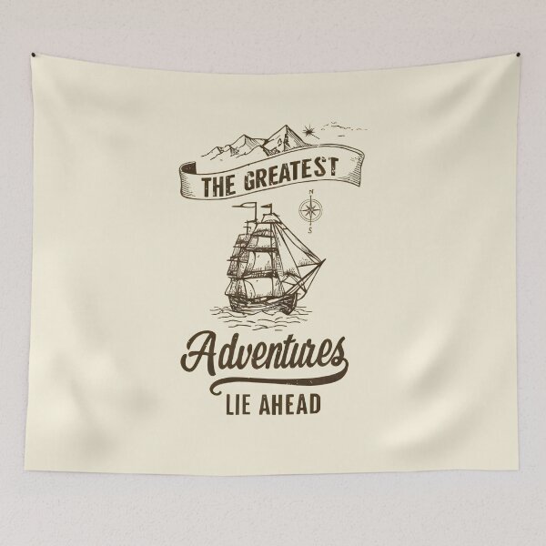 Item preview, The greatest adventures lie ahead designed and sold by Nazardes.