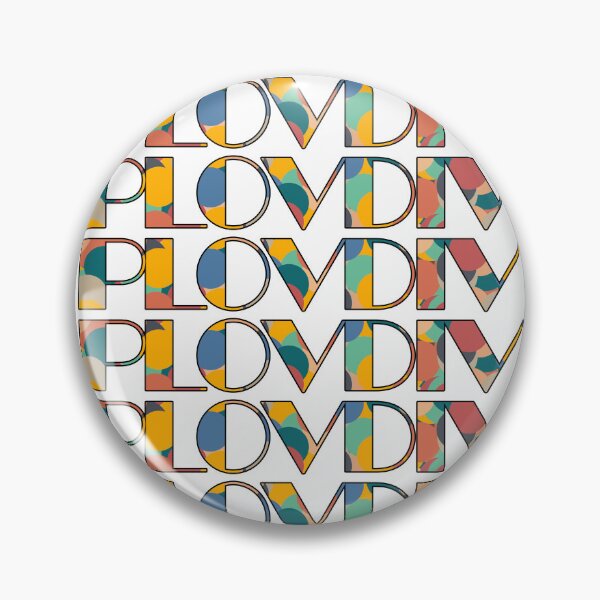 Item preview, Plovdiv Retro Pop Typography – Vibrant City Name Art designed and sold by Wanderful-roads.