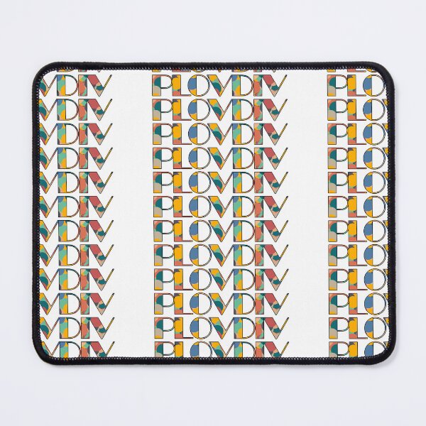 Item preview, Plovdiv Retro Pop Typography – Vibrant City Name Art designed and sold by Wanderful-roads.