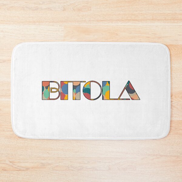 Item preview, Bitola Retro Pop Typography – Vibrant City Name Art designed and sold by Wanderful-roads.