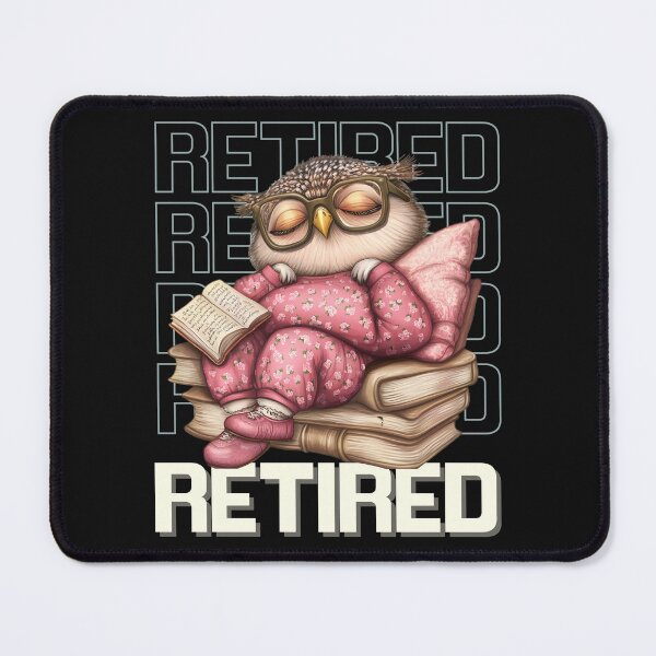 Item preview, Women's Retired Owl Sleeping Funny Retirement Design designed and sold by MTJ-Mushrooms.