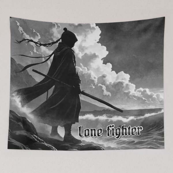 Item preview, Lone fighter designed and sold by asanaworld.