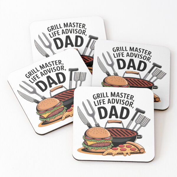 Item preview, Grill Master, Life Advisor, Dad | Authentic BBQ Father’s Day Digital Art | Funny Foodie Dad Print 2025 designed and sold by AnnDesignStudio.
