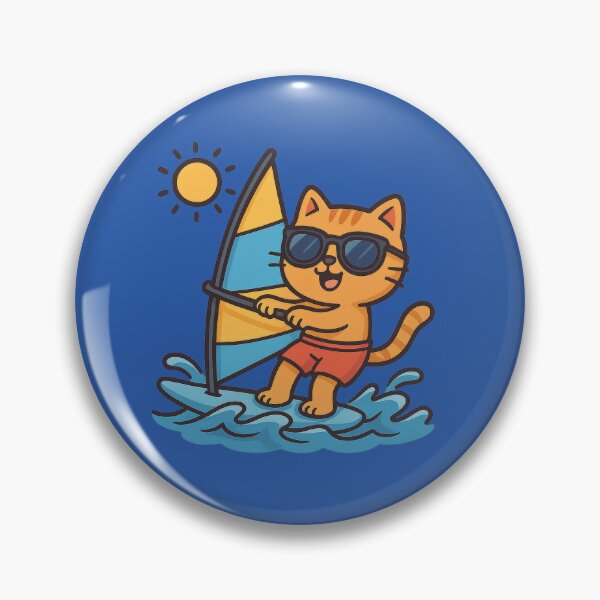 Item preview, Surfer Cat's Sunny Escape designed and sold by IraBum.