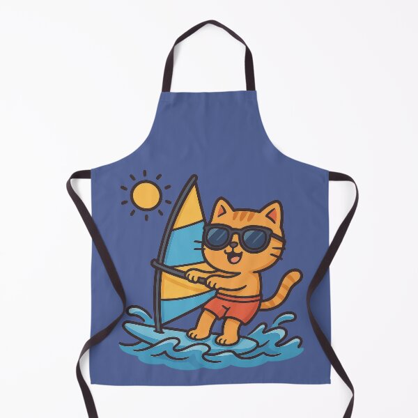 Item preview, Surfer Cat's Sunny Escape designed and sold by IraBum.