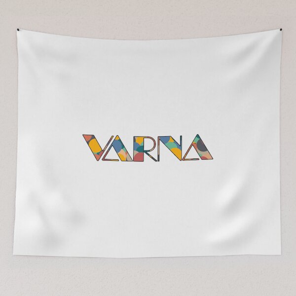 Item preview, Varna Retro Pop Typography – Vibrant City Name Art designed and sold by Wanderful-roads.