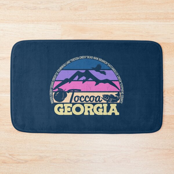 Item preview, Toccoa Georgia Sunset Retro Vintage Local Pride Logo designed and sold by CRHPOD20.