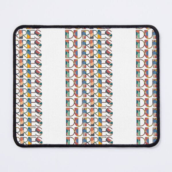 Item preview, Durres Retro Pop Typography – Vibrant City Name Art designed and sold by Wanderful-roads.