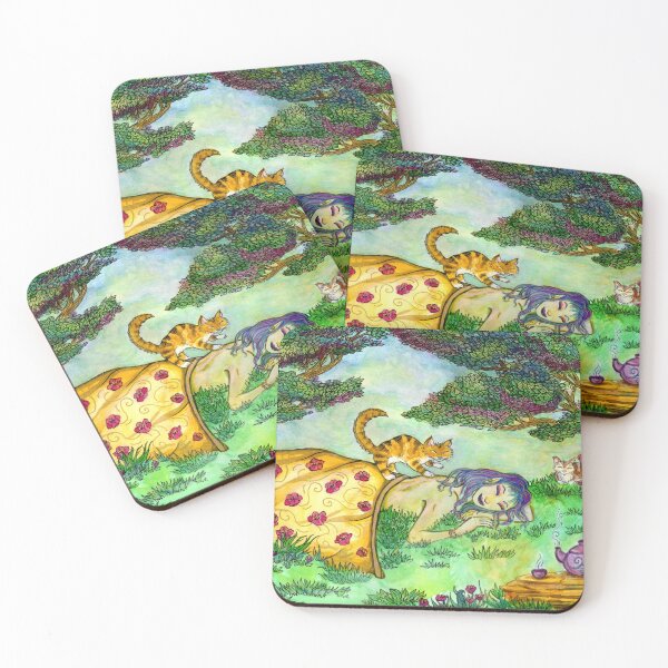 Item preview, "Woodland Cat Spa" designed and sold by MsFledermaus.