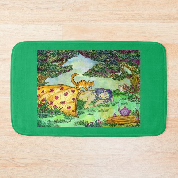 Item preview, "Woodland Cat Spa" designed and sold by MsFledermaus.