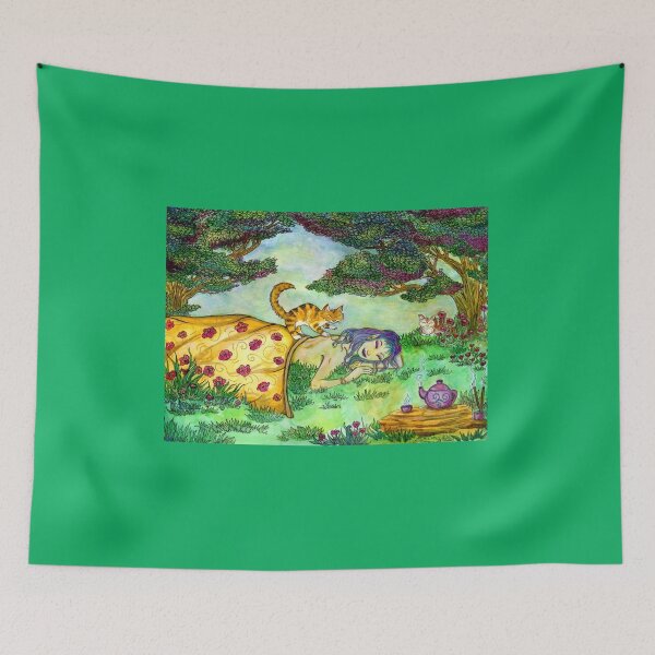 Item preview, "Woodland Cat Spa" designed and sold by MsFledermaus.