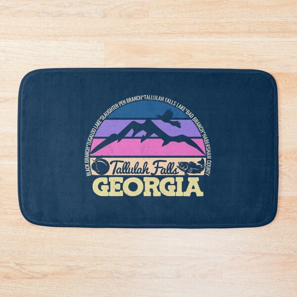 Item preview, Tallulah Falls Georgia Sunset Retro Vintage Local Pride Logo designed and sold by CRHPOD20.