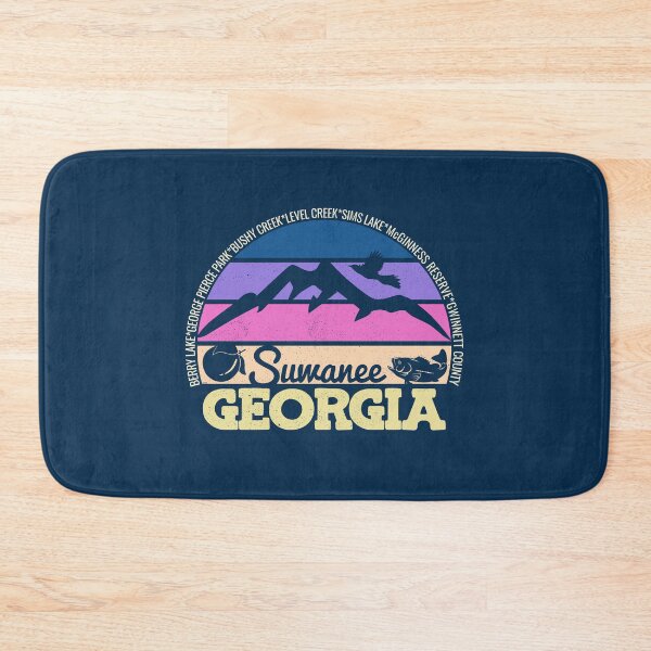 Item preview, Suwanee Georgia Sunset Retro Vintage Local Pride Logo designed and sold by CRHPOD20.