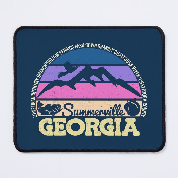 Item preview, Summerville Georgia Sunset Retro Vintage Local Pride Logo designed and sold by CRHPOD20.