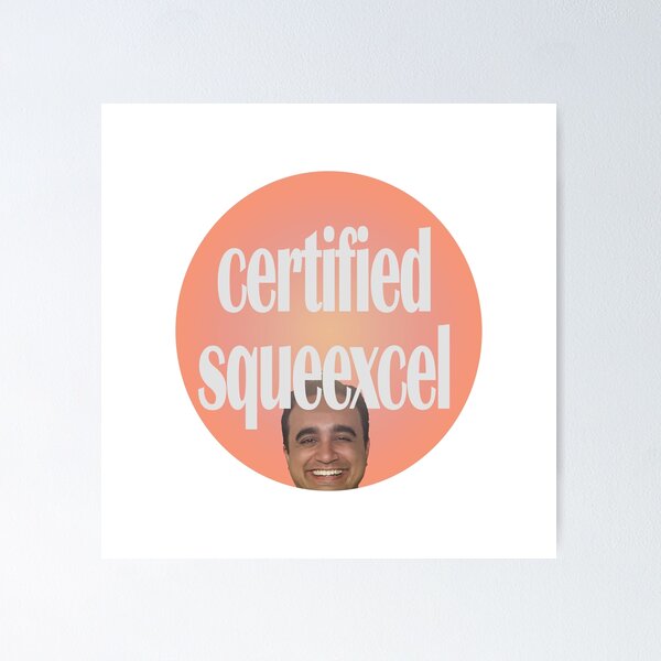 Item preview, certified squeexcel designed and sold by iconoclassist.