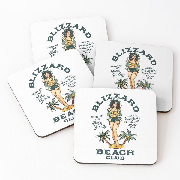 Item preview, Blizzard Beach Club Sexy Pin Up Girl Bar Art designed and sold by The Whiskey Ginger Design Shop.