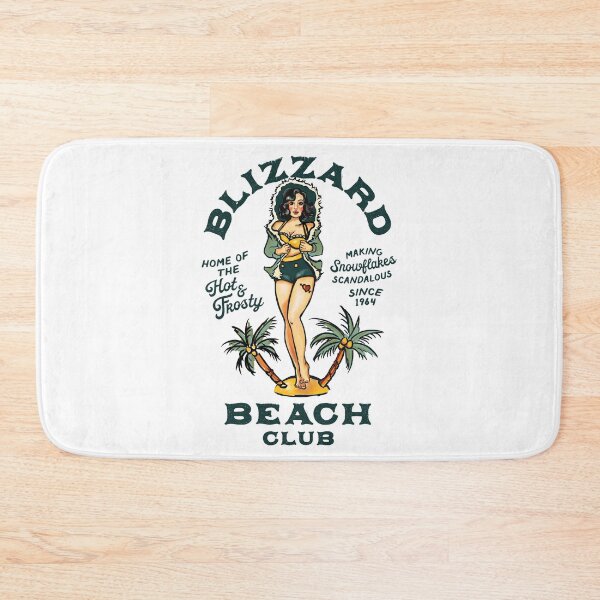Item preview, Blizzard Beach Club Sexy Pin Up Girl Bar Art designed and sold by The Whiskey Ginger Design Shop.