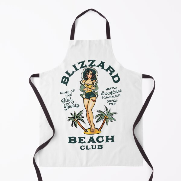 Item preview, Blizzard Beach Club Sexy Pin Up Girl Bar Art designed and sold by The Whiskey Ginger Design Shop.