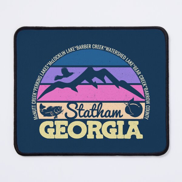 Item preview, Statham Georgia Sunset Retro Vintage Local Pride Logo designed and sold by CRHPOD20.