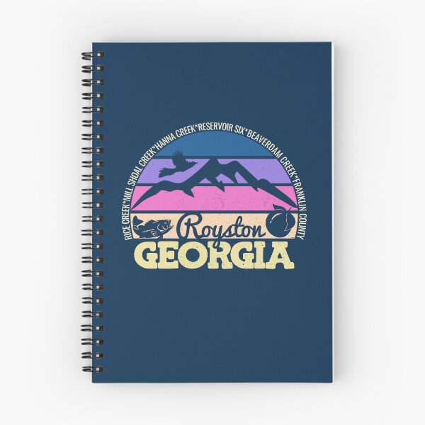 Item preview, Logotipo retro vintage del orgullo local de Royston, Georgia, al atardecer designed and sold by CRHPOD20.