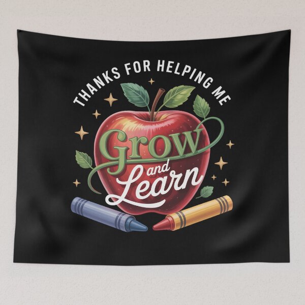 Item preview, Thanks For Helping Me Grow And Learn, Teacher Appreciation designed and sold by clothesy7.