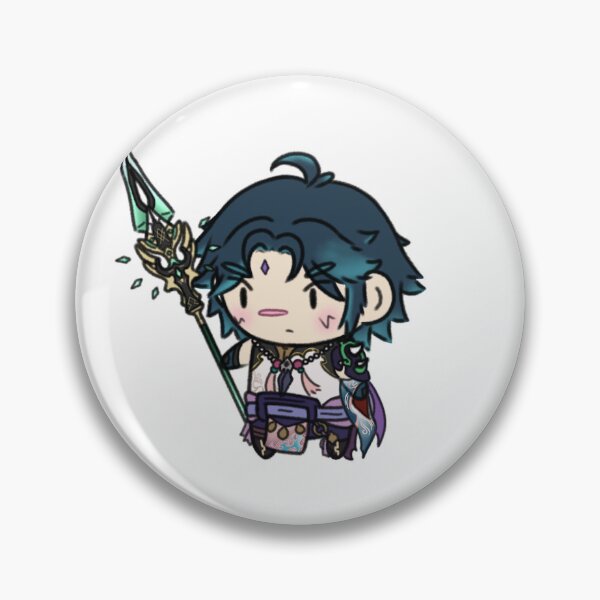Artikelvorschau, Xiao Genshin Impact Chibi entworfen und verkauft von fienzy.