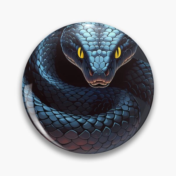 Item preview, Coiled black mamba snake  designed and sold by SpasovShop.