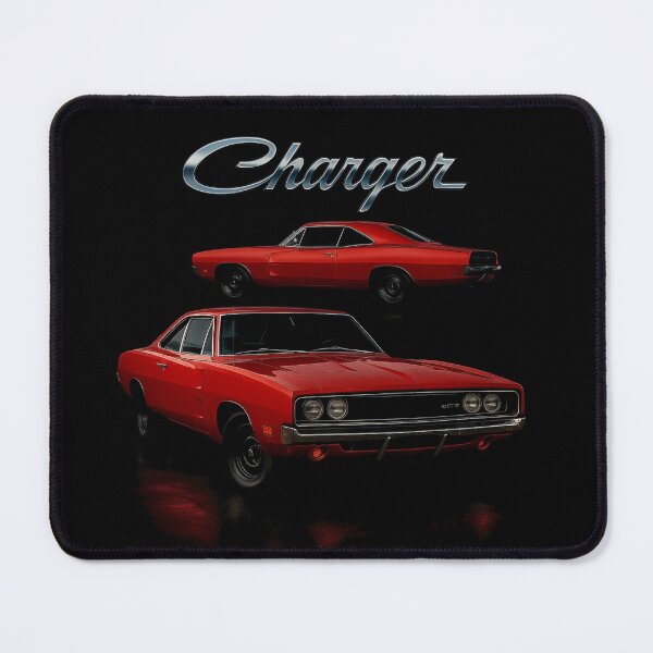 Item preview, 1970 Charger R/T Red Classic Muscle Car Art designed and sold by TheArtOfCar.