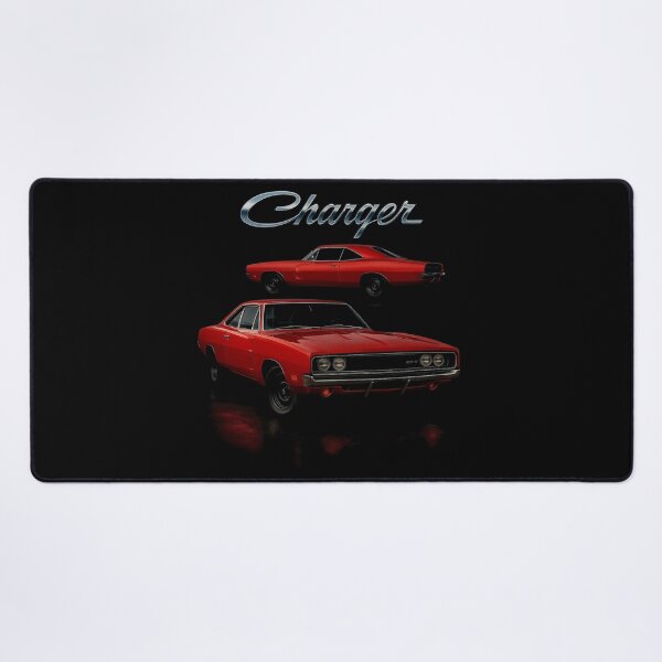 Item preview, 1970 Charger R/T Red Classic Muscle Car Art designed and sold by TheArtOfCar.