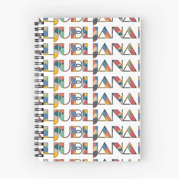 Item preview, Ljubljana Retro Pop Typography – Vibrant City Name Art designed and sold by Wanderful-roads.