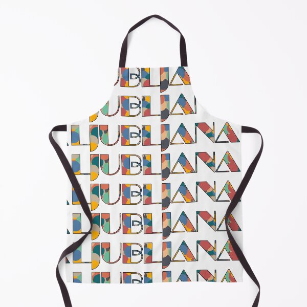 Item preview, Ljubljana Retro Pop Typography – Vibrant City Name Art designed and sold by Wanderful-roads.