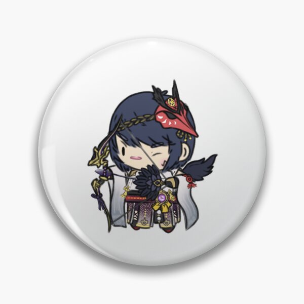 Item preview, Kujou Sara Genshin Impact Chibi designed and sold by fienzy.