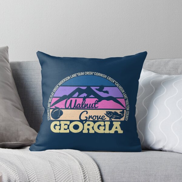 Item preview, Walnut Grove Georgia Sunset Retro Vintage Local Pride Logo designed and sold by CRHPOD20.
