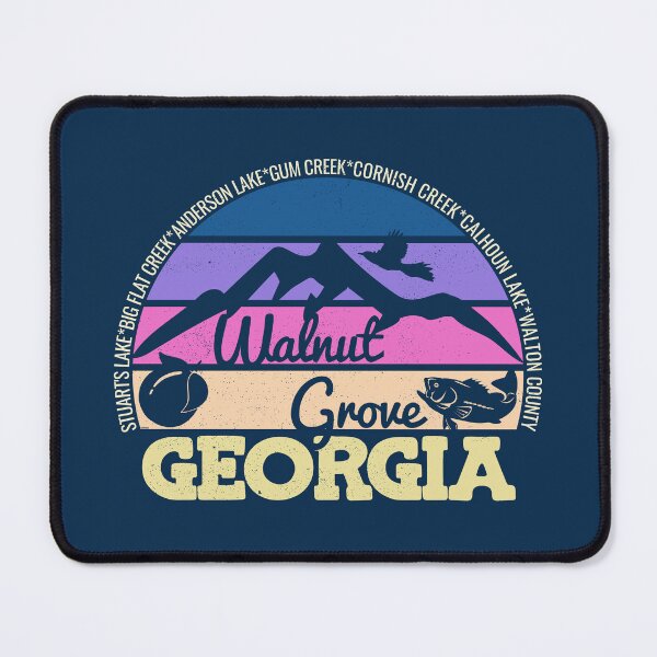 Item preview, Walnut Grove Georgia Sunset Retro Vintage Local Pride Logo designed and sold by CRHPOD20.