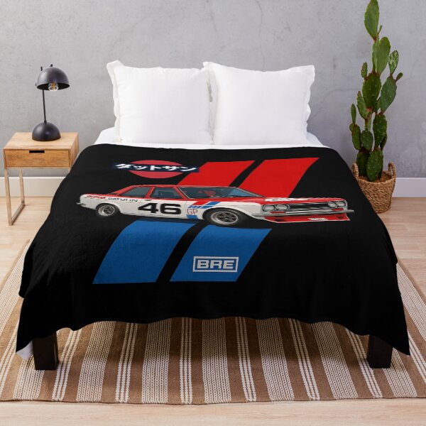 Item preview, BRE Datsun 510 Number 46 Vintage Race Car Graphic designed and sold by TheArtOfCar.