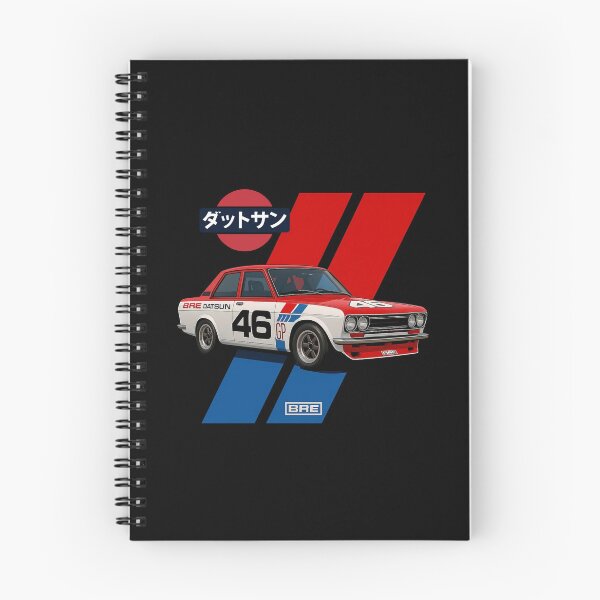 Item preview, BRE Datsun 510 Number 46 Vintage Race Car Graphic designed and sold by TheArtOfCar.