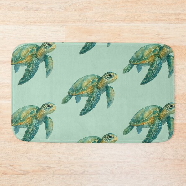 Item preview, Watercolor Sea Turtle Illustration designed and sold by Aakame.