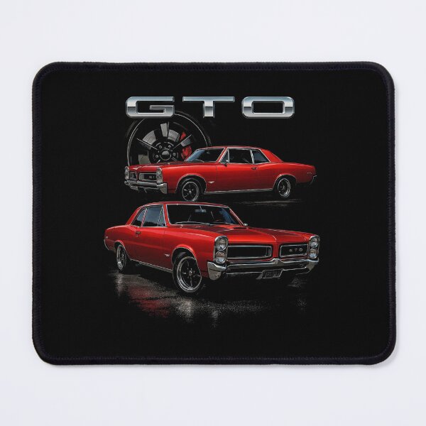 Item preview, 1966 GTO Classic Muscle Car in Red with Chrome Accents designed and sold by TheArtOfCar.