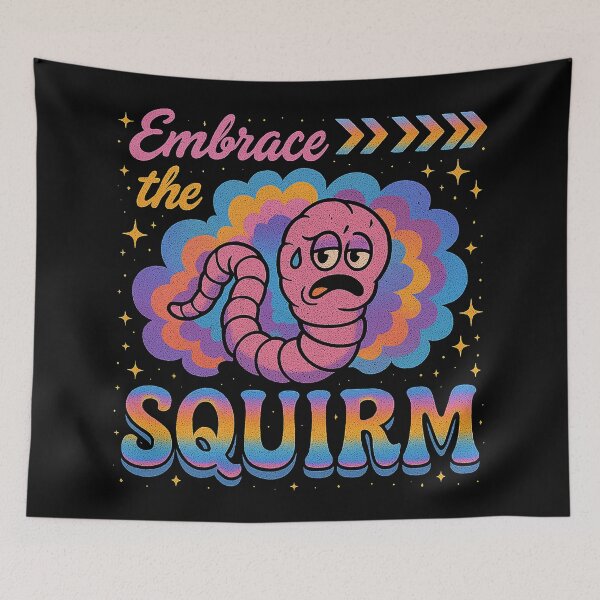 Item preview, Embrace the Squirm - Retro Psychedelic designed and sold by zzz888.