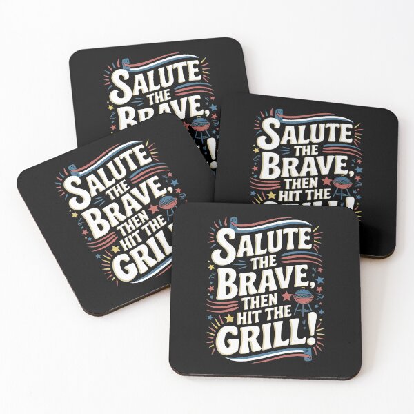 Item preview, Salute the brave, then hit the grill! designed and sold by ZAIKY DREAMS.
