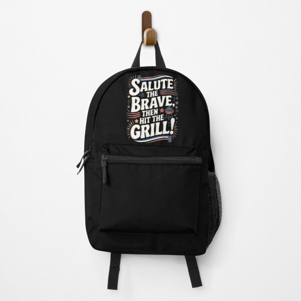 Item preview, Salute the brave, then hit the grill! designed and sold by ZAIKY DREAMS.