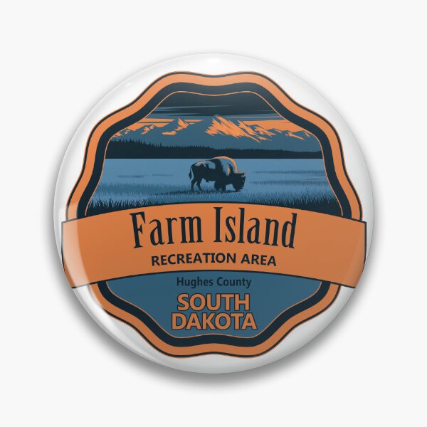 Item preview, Farm Island Recreation Area, Hughes County, South Dakota designed and sold by Wanderful-roads.