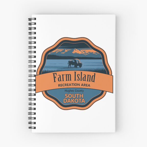 Item preview, Farm Island Recreation Area, Hughes County, South Dakota designed and sold by Wanderful-roads.