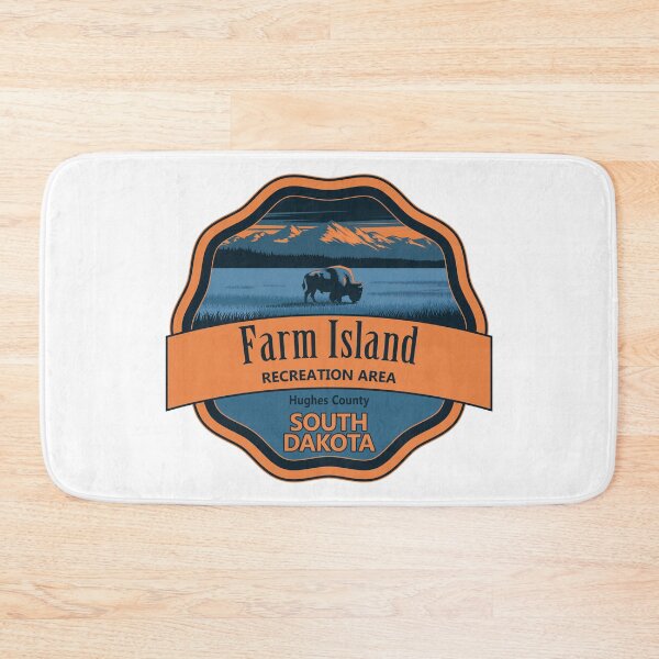 Item preview, Farm Island Recreation Area, Hughes County, South Dakota designed and sold by Wanderful-roads.