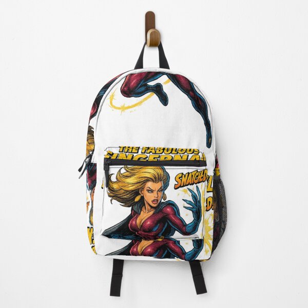 Item preview, The Fabulous Fingernail – Glam Superhero T-Shirt Art designed and sold by Fandom Threads.