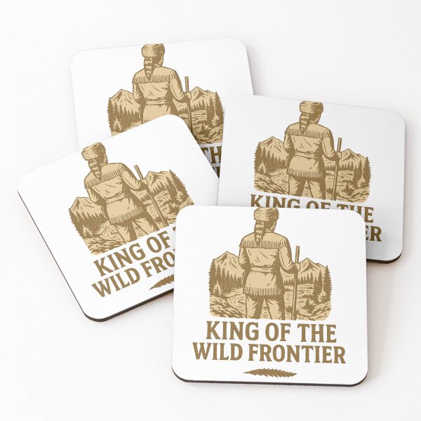 Item preview, King of the Wild Frontier: Classic Frontier Scout Tee designed and sold by Throttle Up Media.