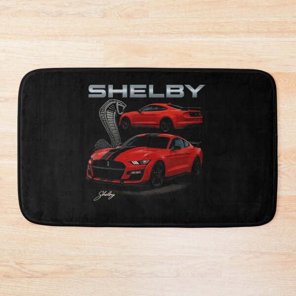 Item preview, 2020 Shelby GT500 in Red with Black Racing Stripes and Cobra Logo designed and sold by TheArtOfCar.