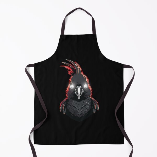 Item preview, Possessed Cockatiel with Glowing Eyes – Horror Pet Bird Design for Dark Art Fans designed and sold by Spaabus.