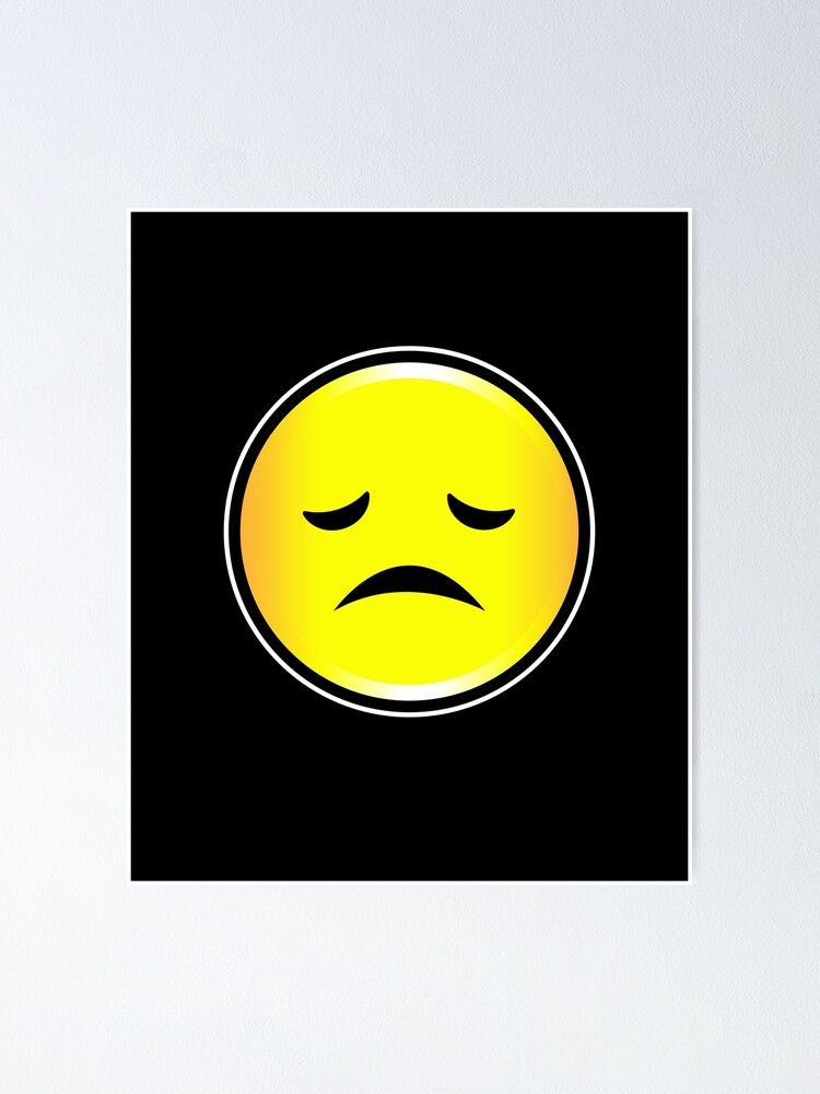 🥺 Cute Sad Emoji Poster – Realistic Emojis